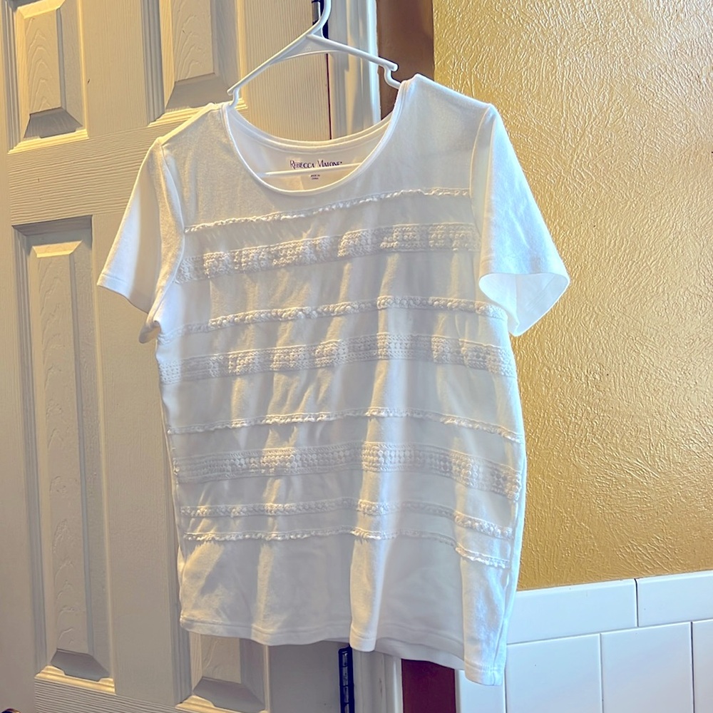 The shirt is a Rebecca Malone size S.